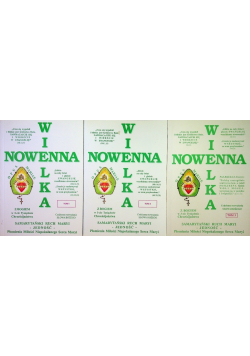 Wielka nowenna Tom 1 do 3