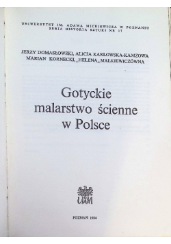 Gotyckie malarstwo ścienne w Polsce