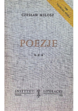 Miłosz poezje 3