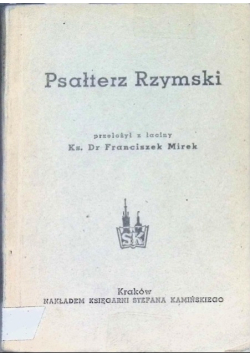 Psałterz Rzymski 1947 r.