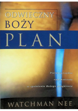 Odwieczny Boży plan