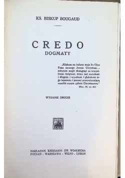 Credo Dogmaty 1932 r.