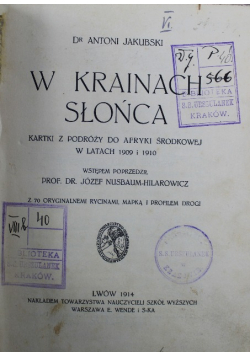 W Krainach Słońca 1914 r.
