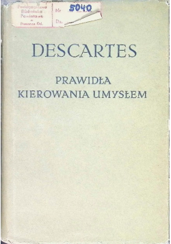 Prawidła kierowania umysłem