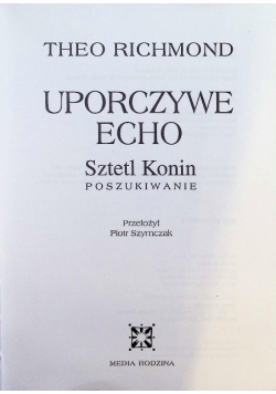 Uporczywe Echo sztetl konin poszukiwanie