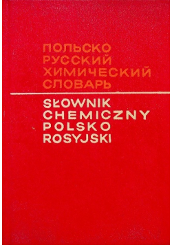 Słownik chemiczny polsko rosyjski