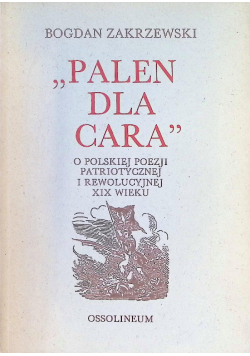 Palen dla cara o polskiej poezji XIX w