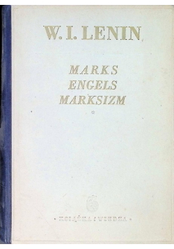 Marks Engels Marksizm 1949 r.
