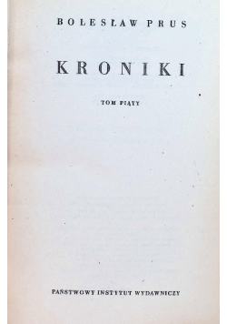 Kroniki Tom V