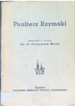 Psałterz Rzymski 1947 r.