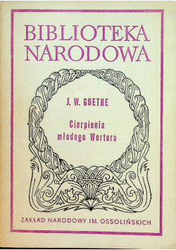 Cierpienia Młodego Wertera