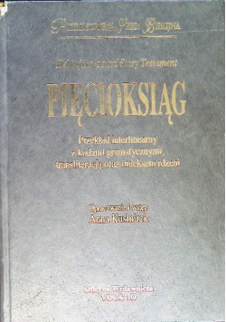 Pięcioksiąg Hebrajsko polski Stary Testament Pięcioksiąg