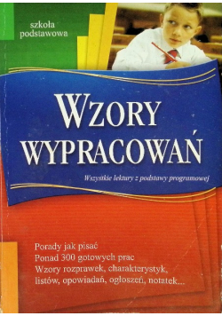 Wzory wypracowań szkoła podstawowa