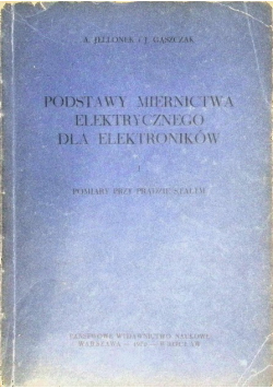 Podstawy Miernictwa elektrycznego dla elektroników