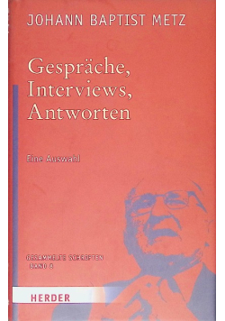 Gesprache, interviews antworten