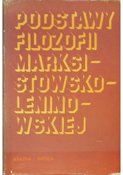 Podstawy filozofii marksistowsko-leninowskiej