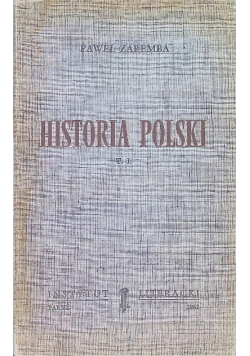 Historia Polski Tom 1