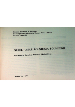 Orzeł - znak Żołnierza Polskiego