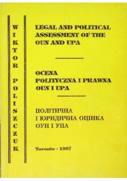 Ocena polityczna i prawna OUN i UPA