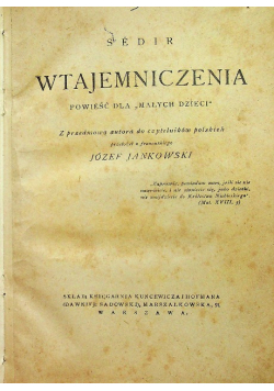Wtajemniczenia 1920 r.