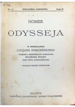 Odysseja 1935 r.