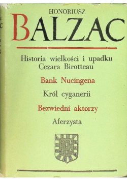 Historia wielkości i upadku Cezara Birotteau Bank Nucingena