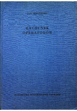 Rachunek operatorów