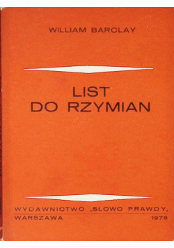 List do Rzymian