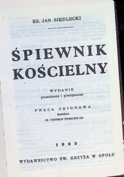 Śpiewnik kościelny