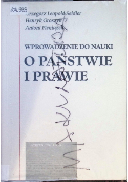 Wprowadzenie do nauki o państwie i prawie
