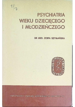 Psychiatria wieku dziecięcego i młodzieńczego