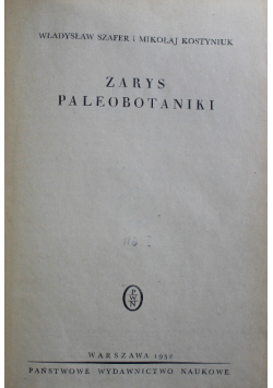 Zarys Paleobotaniki