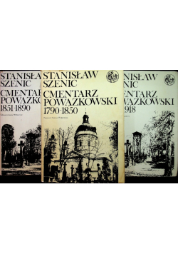 Cmentarz powązkowski Tom 1 do 3