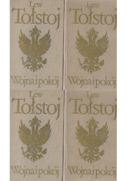 Wojna i pokój Tom I do IV