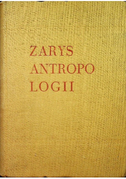 Zarys Antropologii