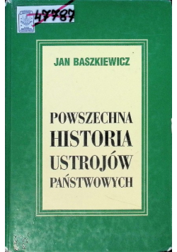 Powszechna historia ustrojów państwowych