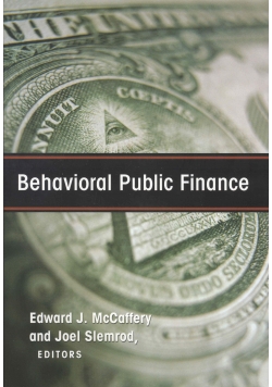 Behavioral Public Finance