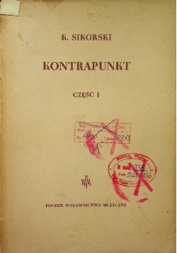 Kontrapunkt Część I