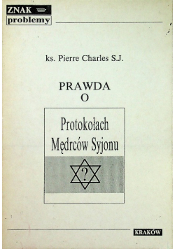 Prawda o protokołach mędrców Syjonu