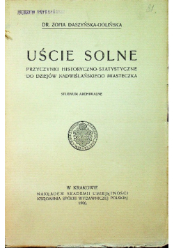 Uście solne 1906 r.