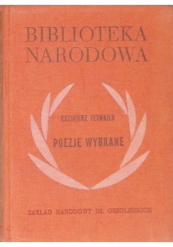 Tetmajer Poezje wybrane