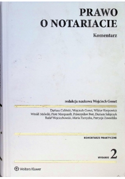 Prawo o notariacie. Komentarz