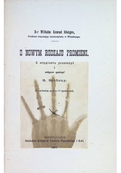 O nowym rodzaju promieni