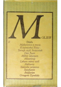 Molier Dzieła Tom II