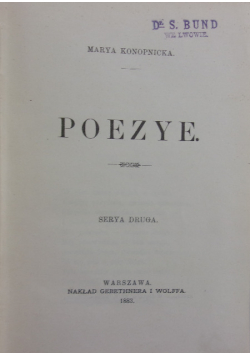 Poezye 1883 r.