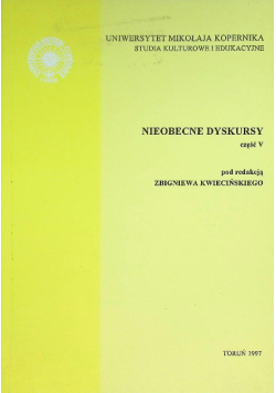 Nieobecne Dyskursy Część V