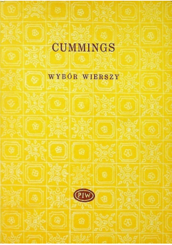 Cummings Wybór wierszy