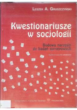 Kwestionariusze w socjologii