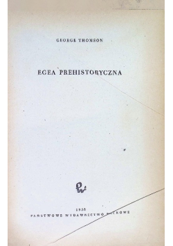 Egea prehistoryczna