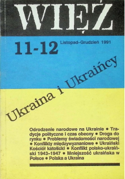 Więź Ukraina i Ukraińcy Nr 11 i 12 / 91